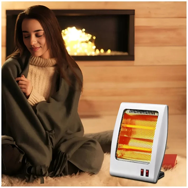 Φορητή Σόμπα Χαλαζία 800W με 2 Ταχύτητες και Προστασία Υπερθέρμανσης Φορητή Σόμπα Χαλαζία 800W με 2 Ταχύτητες και Προστασία Υπερθέρμανσης