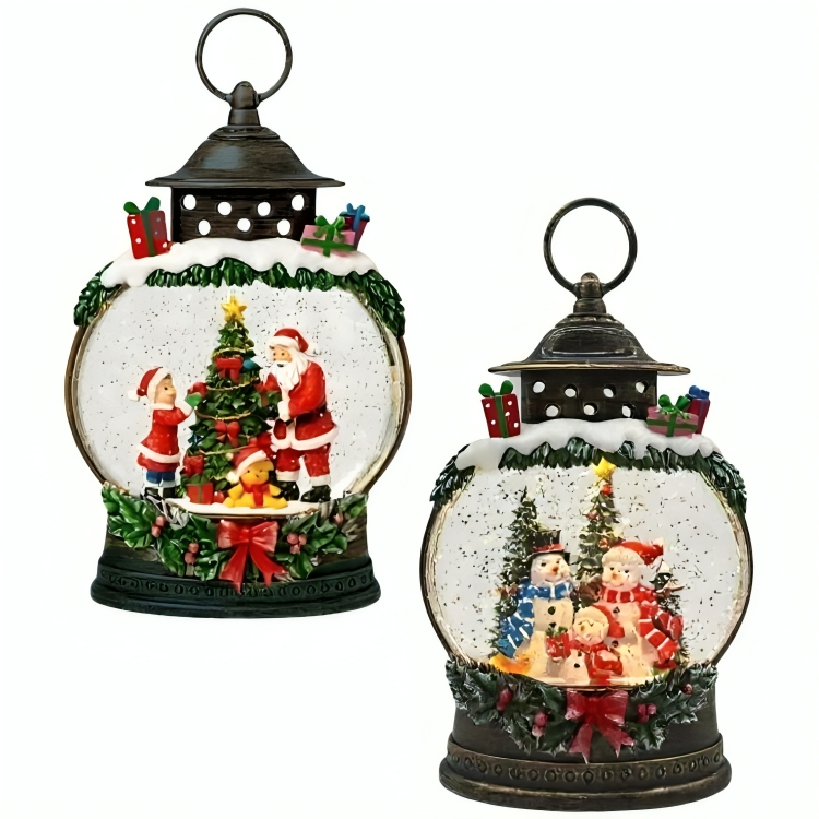 Φωτιζόμενο Διακοσμητικό Φανάρι Χιονόμπαλα με LED & Μουσική - 26 εκ. Φωτιζόμενο Διακοσμητικό Φανάρι Χιονόμπαλα με LED & Μουσική - 26 εκ.