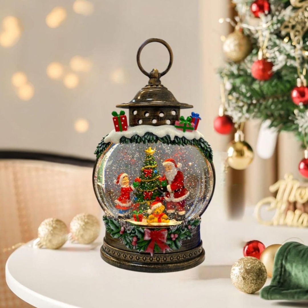 Φωτιζόμενο Διακοσμητικό Φανάρι Χιονόμπαλα με LED & Μουσική - 26 εκ. Φωτιζόμενο Διακοσμητικό Φανάρι Χιονόμπαλα με LED & Μουσική - 26 εκ.