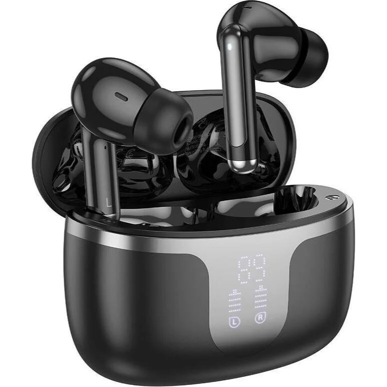 Hoco In-ear Bluetooth TWS Ακουστικά με Θήκη Φόρτισης Μαύρο Hoco In-ear Bluetooth TWS Ακουστικά με Θήκη Φόρτισης Μαύρο