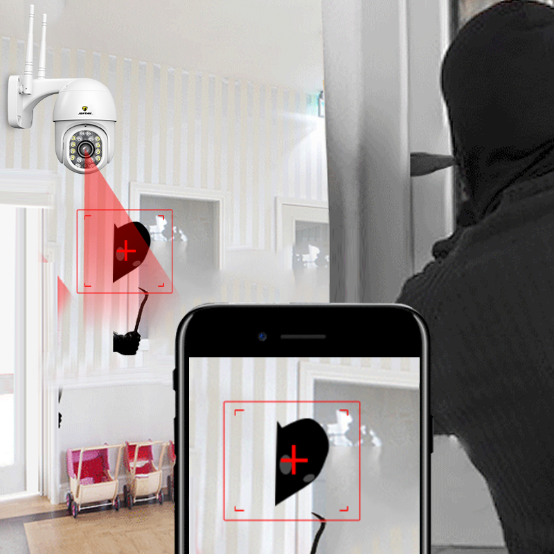 Wi-Fi Κάμερα Παρακολούθησης Εξωτερικού Χώρου με Αμφίδρομη Επικοινωνία & Νυχτερινή Όραση 1080p - Jortan Wi-Fi Κάμερα Παρακολούθησης Εξωτερικού Χώρου με Αμφίδρομη Επικοινωνία & Νυχτερινή Όραση 1080p - Jortan