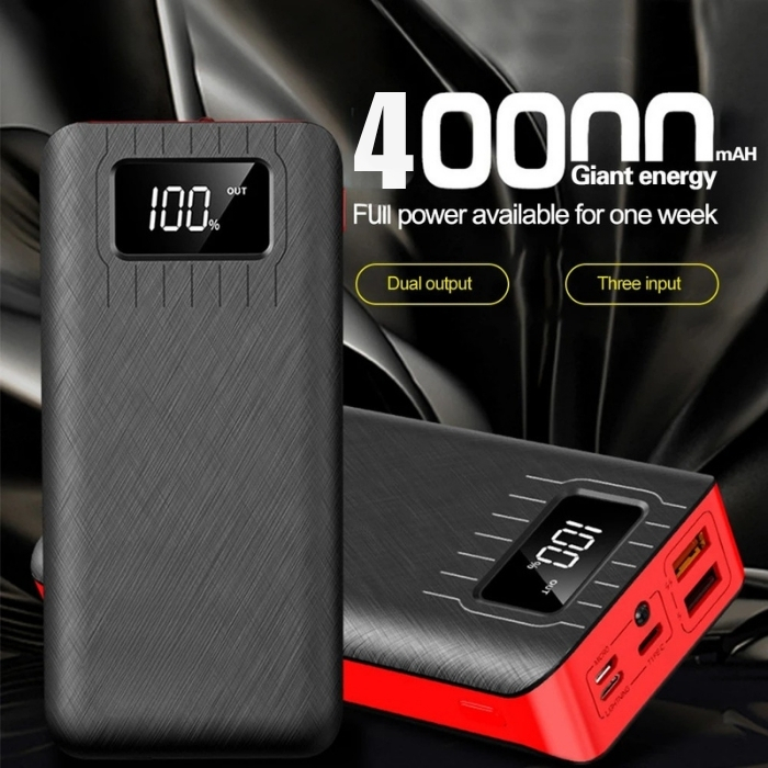 Power Bank 40000mAh με LED Οθόνη & Πολλαπλές Θύρες - Γρήγορη Φόρτιση για Κινητά & Tablet - Andowl Power Bank 40000mAh με LED Οθόνη & Πολλαπλές Θύρες - Γρήγορη Φόρτιση για Κινητά & Tablet - Andowl