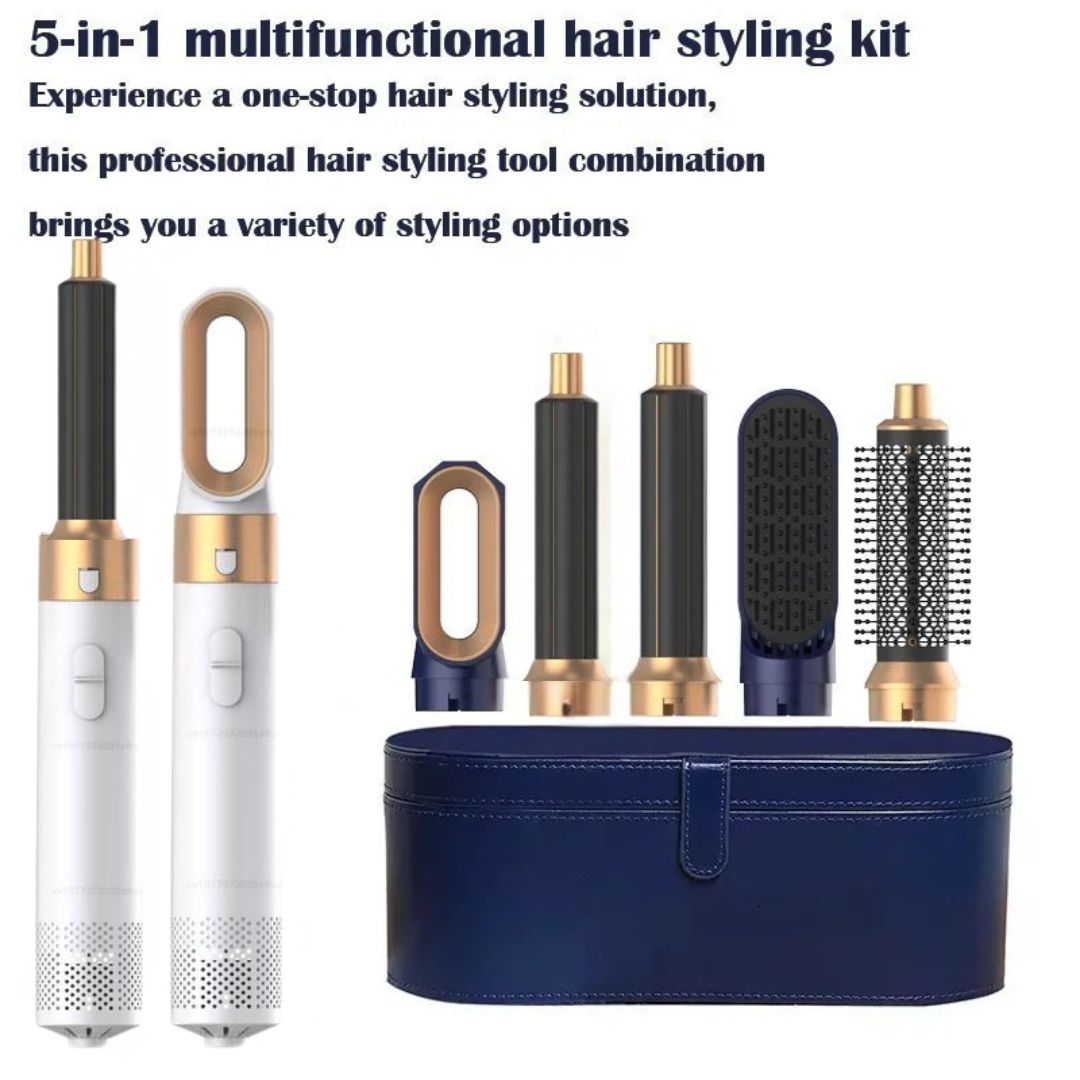 Ηλεκτρική Bούρτσα με Aέρα για Ίσιωμα και Μπούκλες 1000W σε Μπλε Βαλιτσάκι Ηλεκτρική Bούρτσα με Aέρα για Ίσιωμα και Μπούκλες 1000W σε Μπλε Βαλιτσάκι