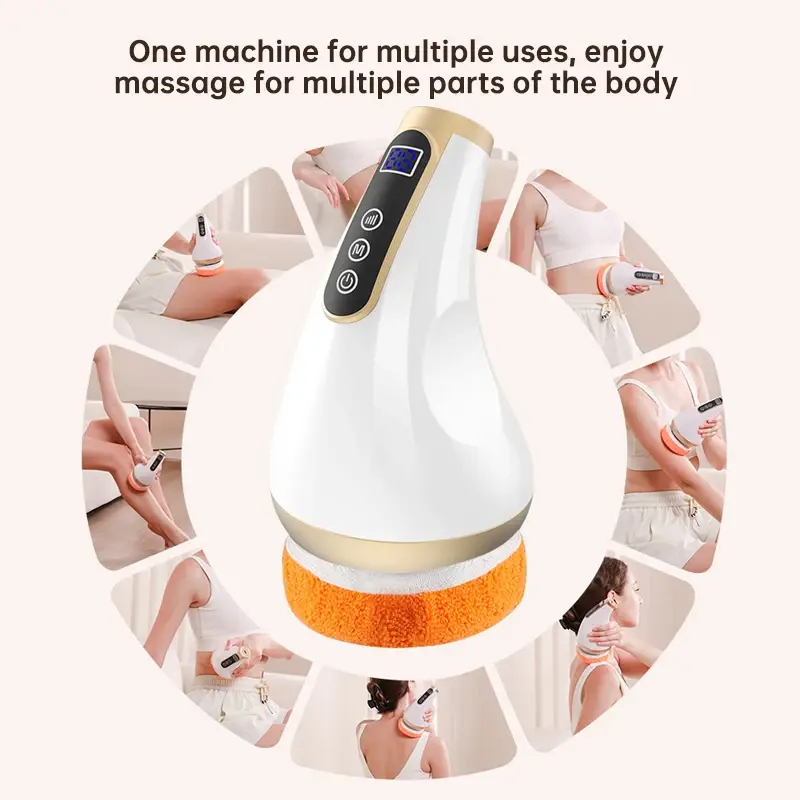 Συσκευή Μασάζ Σώματος 360° με Δόνηση Υψηλής Συχνότητας και 3 Εναλλάξιμα Καλύμματα – Body Massager Συσκευή Μασάζ Σώματος 360° με Δόνηση Υψηλής Συχνότητας και 3 Εναλλάξιμα Καλύμματα – Body Massager