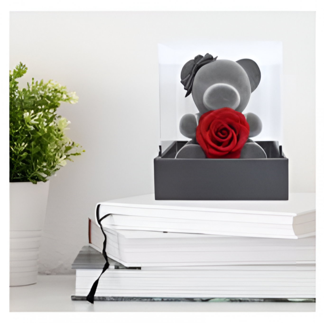 Κουτί Δώρου με Αρκουδάκι που Κρατάει Τεχνητό Κόκκινο Τριαντάφυλλο - Ιδανικό Δώρο Αγίου Βαλεντίνου Κουτί Δώρου με Αρκουδάκι που Κρατάει Τεχνητό Κόκκινο Τριαντάφυλλο - Ιδανικό Δώρο Αγίου Βαλεντίνου