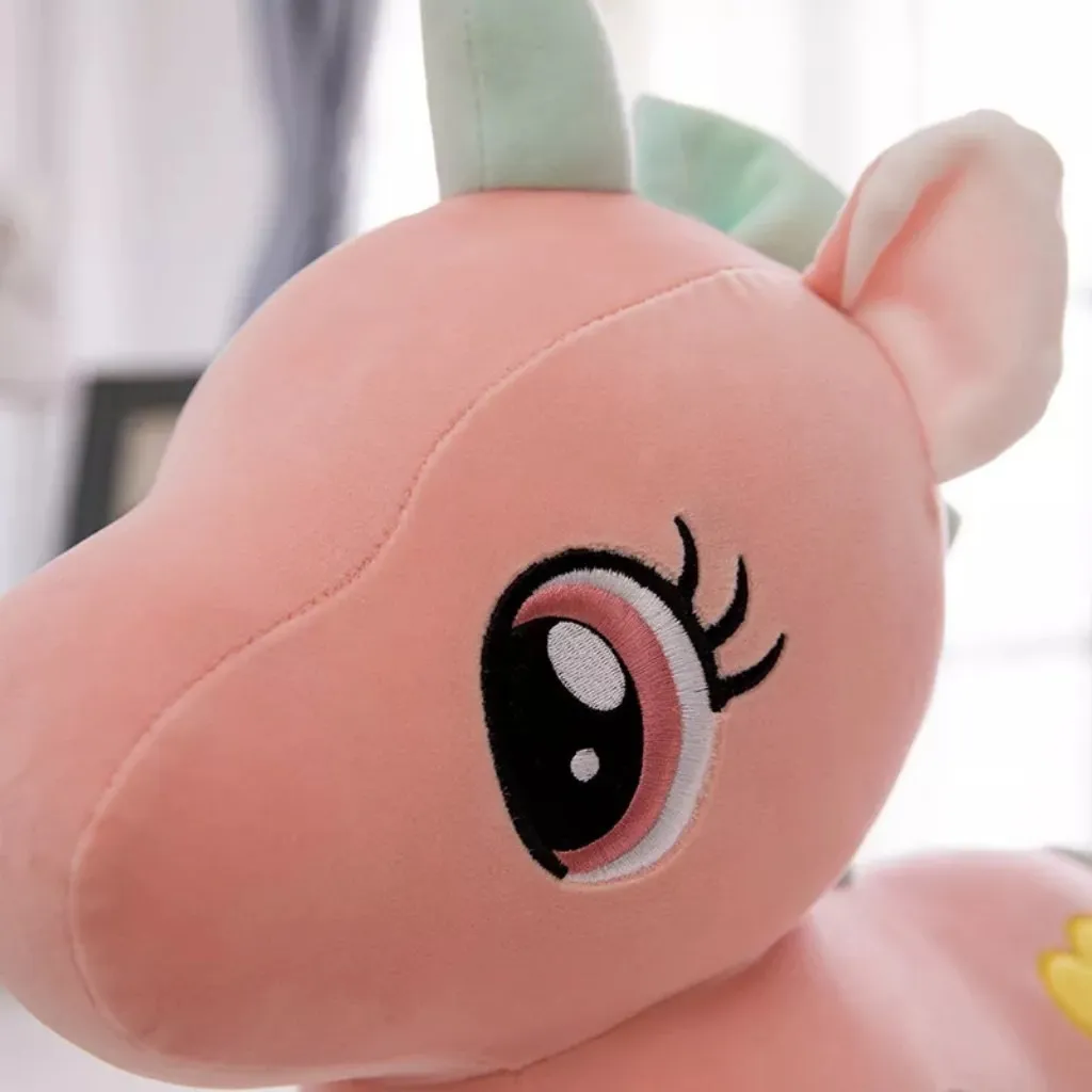 Λούτρινος Μαλακός Ροζ Μονόκερος 36cm - Cute Pink Unicorn Λούτρινος Μαλακός Ροζ Μονόκερος 36cm - Cute Pink Unicorn