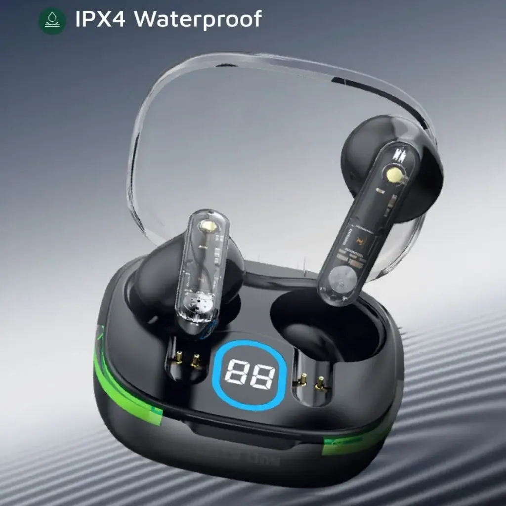 Ασύρματα Ακουστικά Bluetooth με Θήκη Φόρτισης & Οθόνη LED - Ezra Ασύρματα Ακουστικά Bluetooth με Θήκη Φόρτισης & Οθόνη LED - Ezra