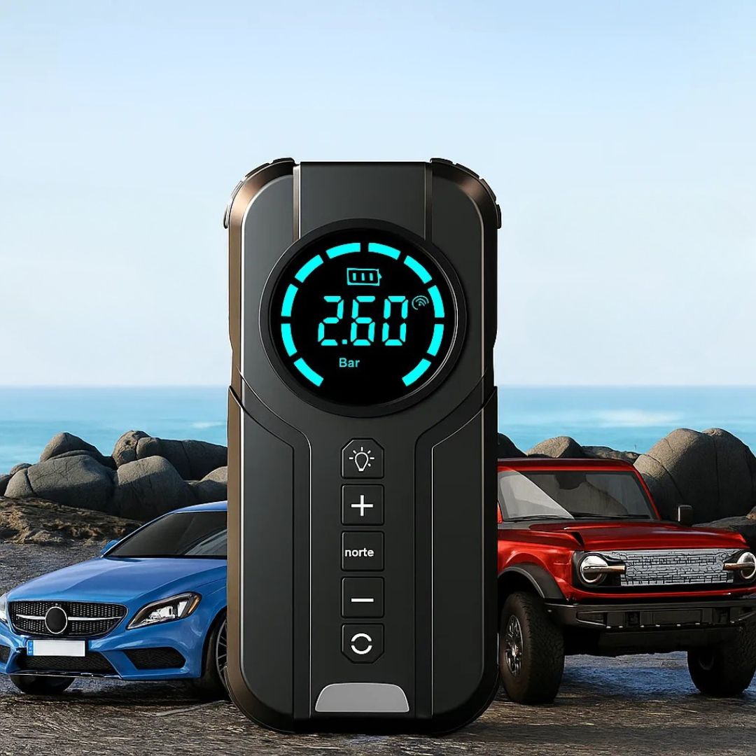 Φορητός Εκκινητής Μπαταρίας Αυτοκινήτου 8000 mA& Αεροσυμπιεστής με Ενσωματωμένο Φακό LED HIMK Φορητός Εκκινητής Μπαταρίας Αυτοκινήτου 8000 mA& Αεροσυμπιεστής με Ενσωματωμένο Φακό LED HIMK