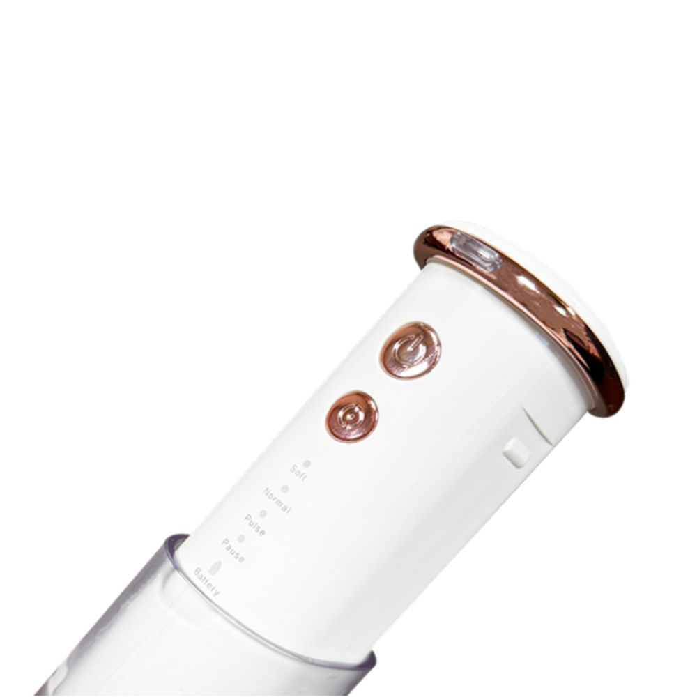 Φορητή Συσκευή Καθαρισμού Δοντιών με Πίεση Νερού με 2 Κεφαλές, Παλμό Υψηλής Συχνότητας & 4 Λειτουργίες Φορητή Συσκευή Καθαρισμού Δοντιών με Πίεση Νερού με 2 Κεφαλές, Παλμό Υψηλής Συχνότητας & 4 Λειτουργίες