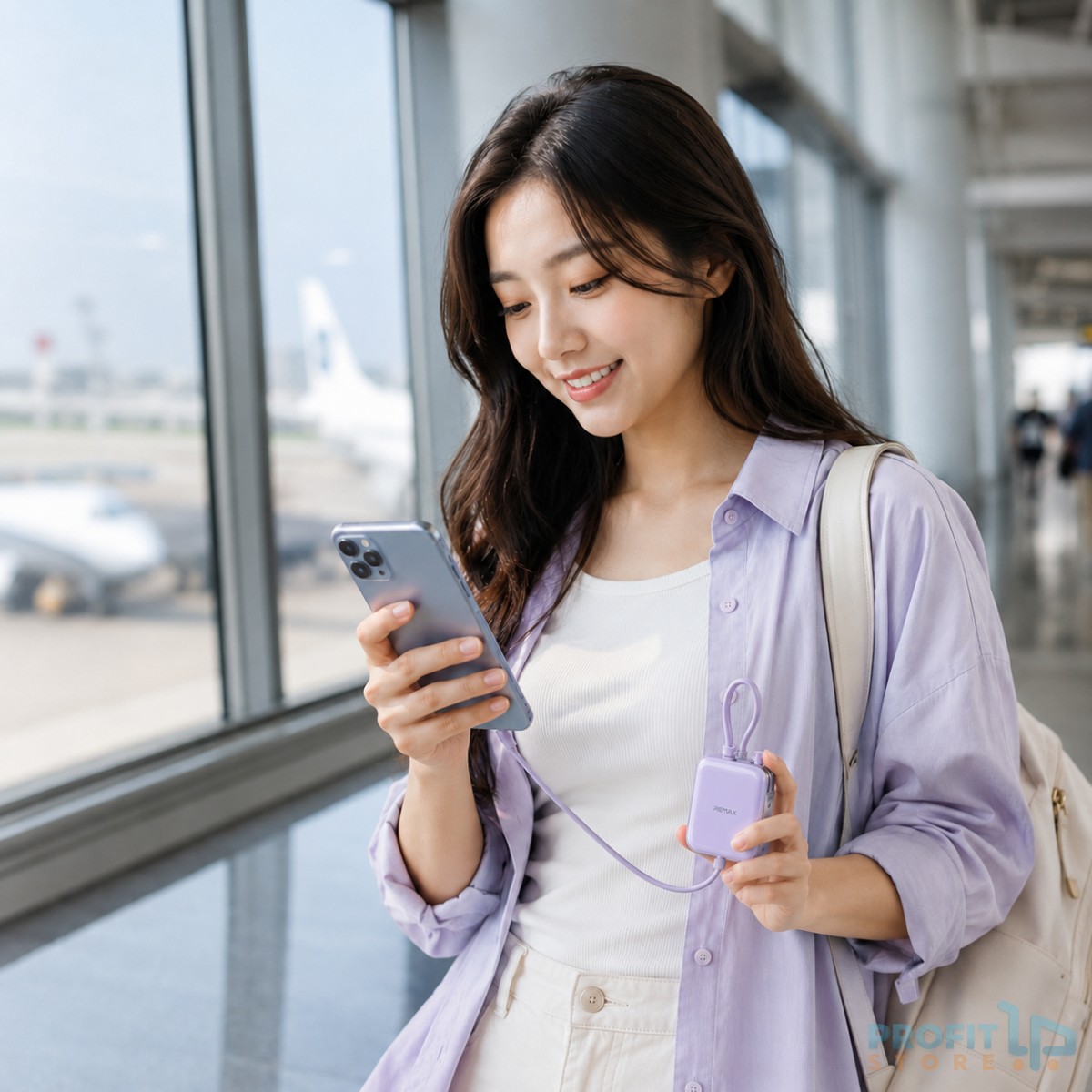 Remax Power Bank 10000mAh – Γρήγορη Φόρτιση 22.5W με Ενσωματωμένα Καλώδια USB-C και Lightning Remax Power Bank 10000mAh – Γρήγορη Φόρτιση 22.5W με Ενσωματωμένα Καλώδια USB-C και Lightning