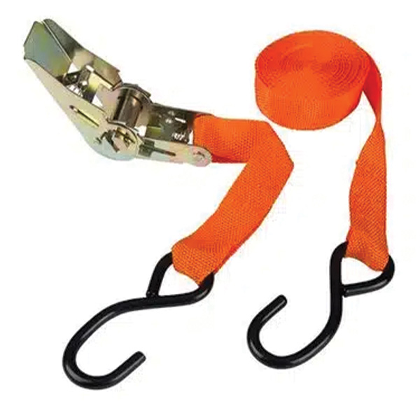 Ιμάντας με Καστάνια και Γάντζο S για Φορτία έως 250kg 4.5m x 25mm Πορτοκαλί Ιμάντας με Καστάνια και Γάντζο S για Φορτία έως 250kg 4.5m x 25mm Πορτοκαλί