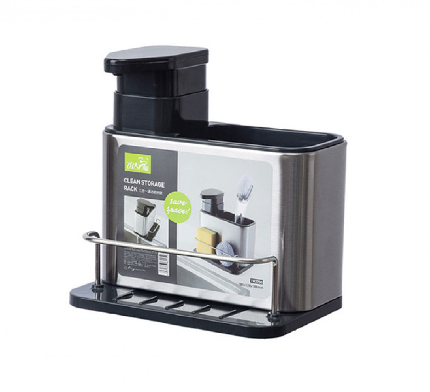 ΙΝΟΧ Βάση Οργάνωσης Νεροχύτη Κουζίνας 3 σε 1 ΙΝΟΧ Βάση Οργάνωσης Νεροχύτη Κουζίνας 3 σε 1