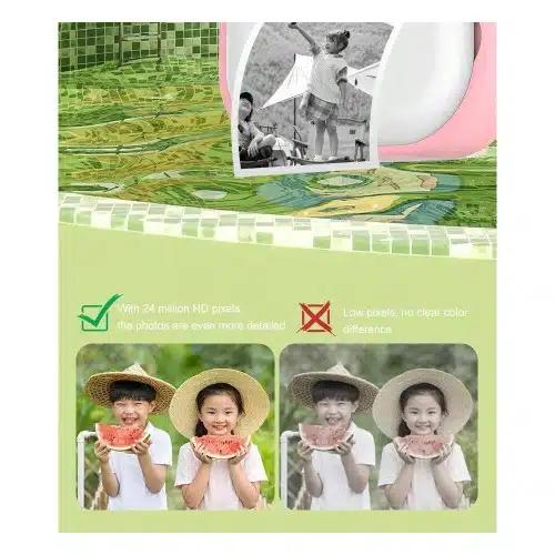 Instant Παιδική Φωτογραφική Μηχανή με Θερμική Εκτύπωση Χωρίς Μελάνι Instant Παιδική Φωτογραφική Μηχανή με Θερμική Εκτύπωση Χωρίς Μελάνι