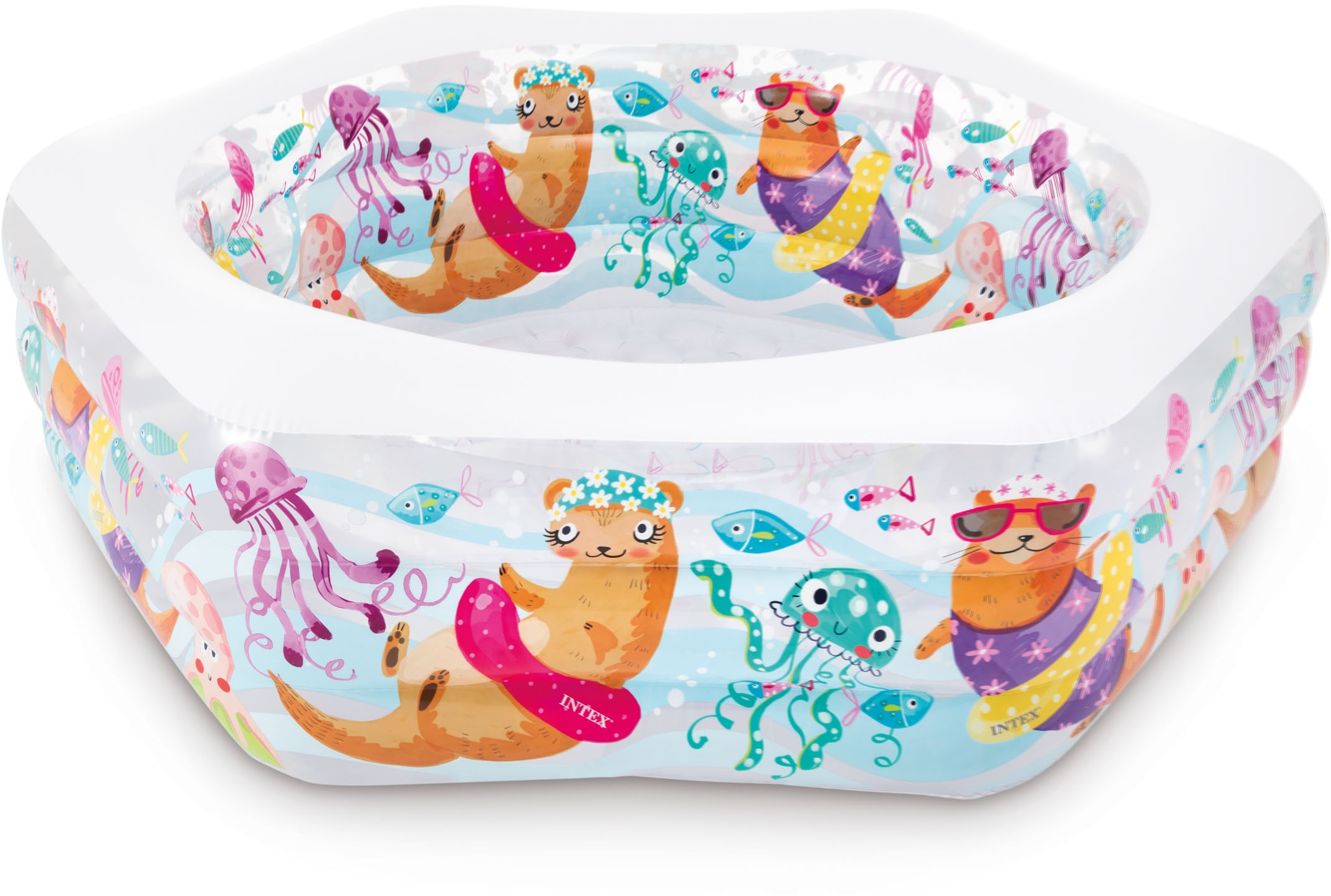 INTEX Μεγάλη Παιδική Πισίνα Φουσκωτή Happy Otter Pool INTEX Μεγάλη Παιδική Πισίνα Φουσκωτή Happy Otter Pool