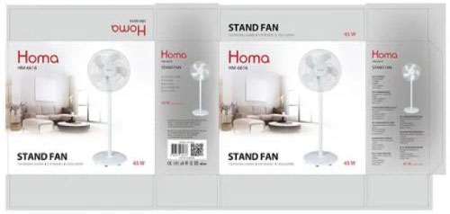 ΗΟΜΑ Επιδαπέδιος Περιστρεφόμενος Ανεμιστήρας 45W 40cm Ορθοστάτης με 3 Ταχύτητες Λευκό ΗΟΜΑ Επιδαπέδιος Περιστρεφόμενος Ανεμιστήρας 45W 40cm Ορθοστάτης με 3 Ταχύτητες Λευκό