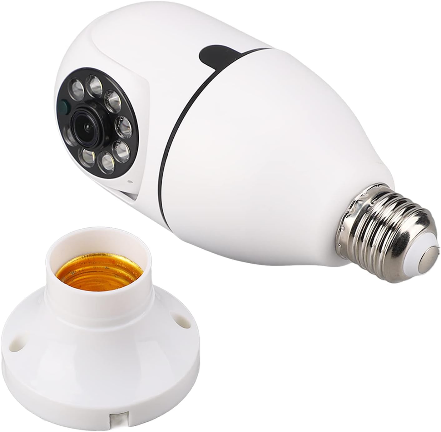 IP Κάμερα Παρακολούθησης - Ασφαλείας 1080p E27 με WiFi Εσωτερικού Χώρου με Νυχτερινή Λήψη 360 Μοίρες - Αμφίδρομη Επικοινωνία & Micro SD Θύρα. IP Κάμερα Παρακολούθησης - Ασφαλείας 1080p E27 με WiFi Εσωτερικού Χώρου με Νυχτερινή Λήψη 360 Μοίρες - Αμφίδρομη Επικοινωνία & Micro SD Θύρα.