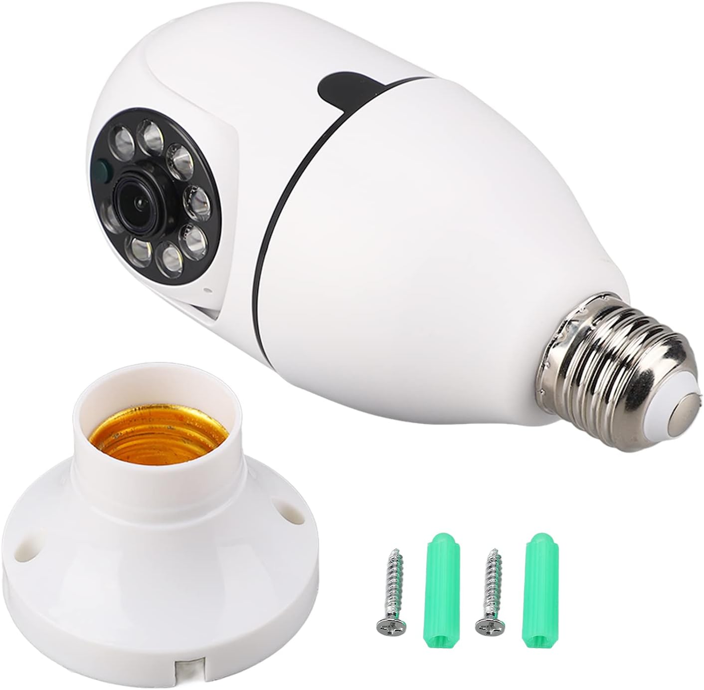 IP Κάμερα Παρακολούθησης - Ασφαλείας 1080p E27 με WiFi Εσωτερικού Χώρου με Νυχτερινή Λήψη 360 Μοίρες - Αμφίδρομη Επικοινωνία & Micro SD Θύρα. IP Κάμερα Παρακολούθησης - Ασφαλείας 1080p E27 με WiFi Εσωτερικού Χώρου με Νυχτερινή Λήψη 360 Μοίρες - Αμφίδρομη Επικοινωνία & Micro SD Θύρα.