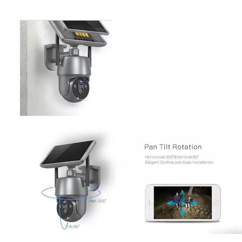 IP Κάμερα Παρακολούθησης Wi-Fi 1080p Full HD Αδιάβροχη Μπαταρίας με Αμφίδρομη Επικοινωνία, Νυχτερινή Λήψη και Εφαρμογή σε Ασημί Χρώμα Andowl IP Κάμερα Παρακολούθησης Wi-Fi 1080p Full HD Αδιάβροχη Μπαταρίας με Αμφίδρομη Επικοινωνία, Νυχτερινή Λήψη και Εφαρμογή σε Ασημί Χρώμα Andowl