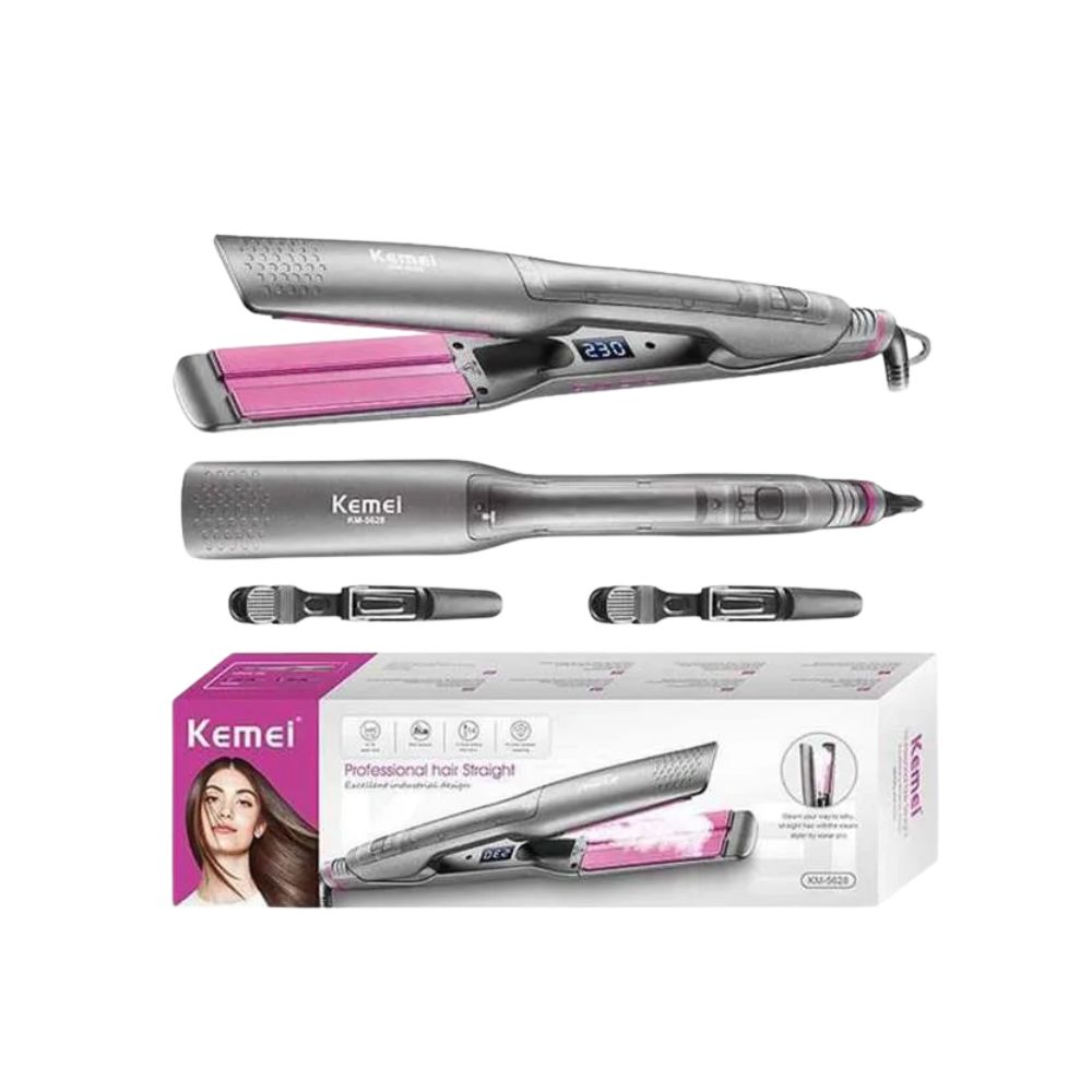 Ισιωτική Μαλλιών Kemei με Κεραμικές Πλάκες 230°C Ισιωτική Μαλλιών Kemei με Κεραμικές Πλάκες 230°C