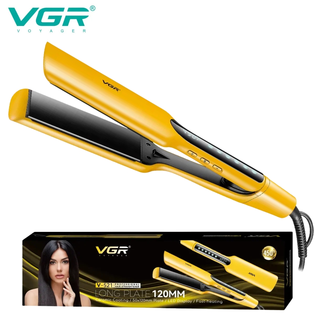 Ισιωτική Μαλλιών VGR με Κεραμικές Πλάκες 120MM - Με Οθόνη LED & Ταχεία Θέρμανση - VGR Ισιωτική Μαλλιών VGR με Κεραμικές Πλάκες 120MM - Με Οθόνη LED & Ταχεία Θέρμανση - VGR