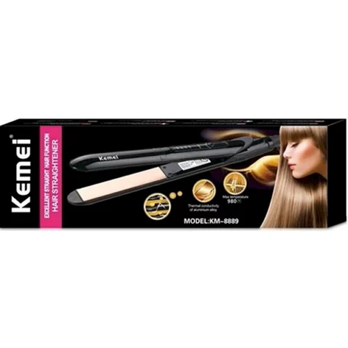 Ισιωτική Πρέσσα Μαλλιών 40W με Κεραμικές Πλάκες - Kemei Ισιωτική Πρέσσα Μαλλιών 40W με Κεραμικές Πλάκες - Kemei