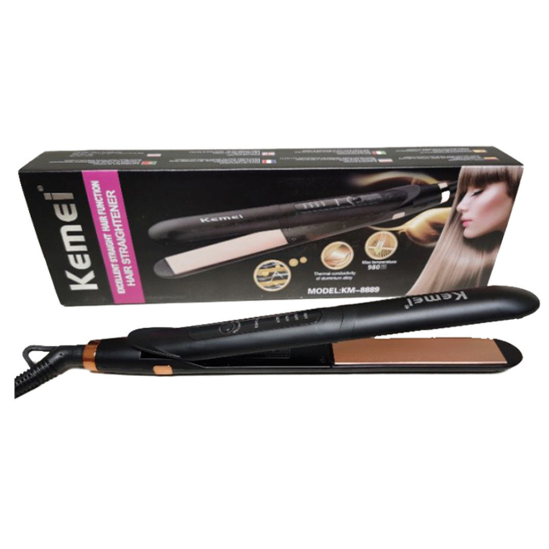 Ισιωτική Πρέσσα Μαλλιών 40W με Κεραμικές Πλάκες - Kemei Ισιωτική Πρέσσα Μαλλιών 40W με Κεραμικές Πλάκες - Kemei