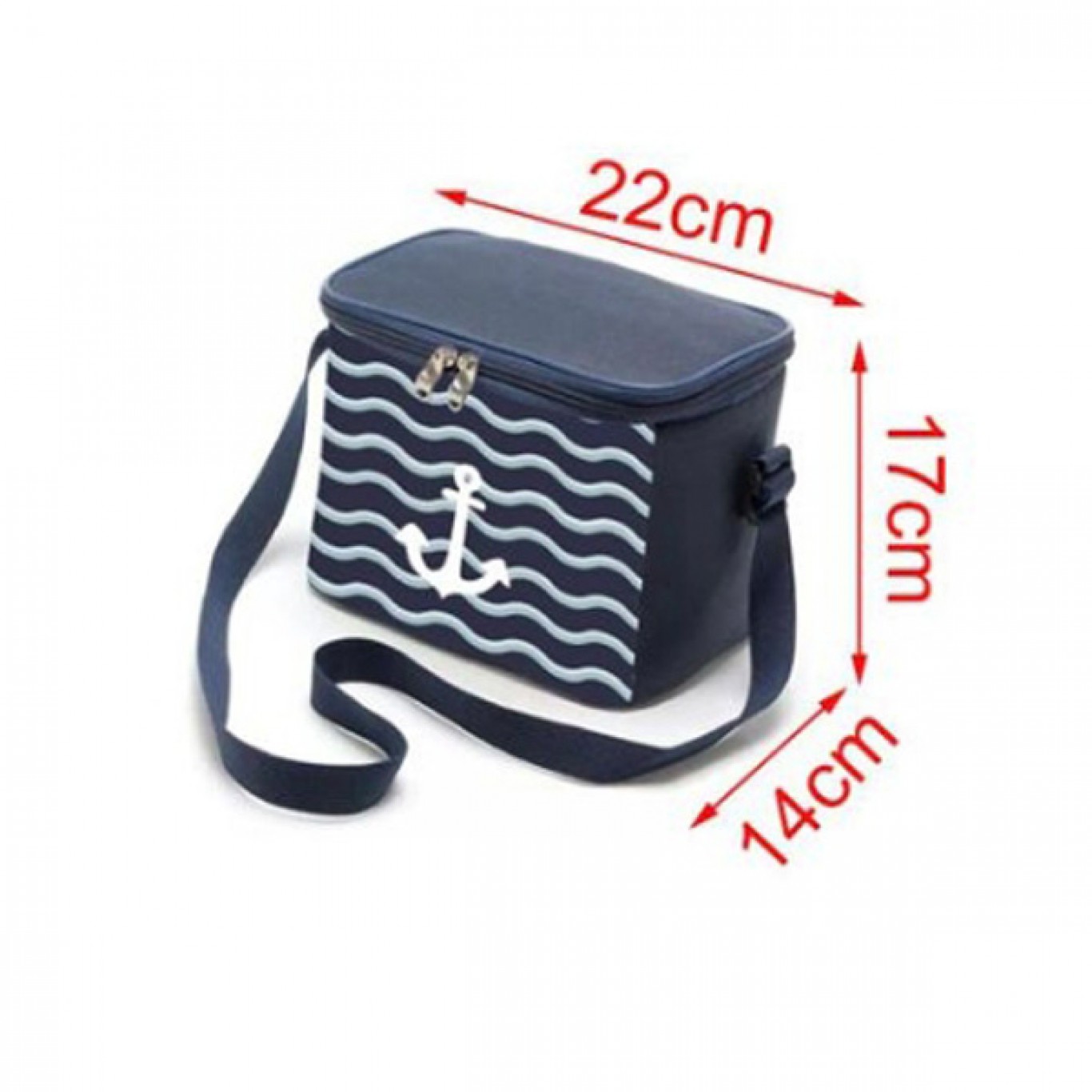 Ισοθερμική Τσάντα 5lt με Ιμάντα Ώμου 17 x 22 x 14cm - Μπλε Χρώμα Ισοθερμική Τσάντα 5lt με Ιμάντα Ώμου 17 x 22 x 14cm - Μπλε Χρώμα