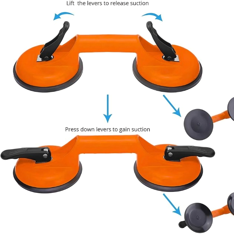 Ισχυρή Διπλή Βεντούζα για Ανύψωση Τζαμιών, Βαρέων Αντικειμένων & Επισκευής Βαθουλωμάτων Αυτοκινήτου F120mm Ισχυρή Διπλή Βεντούζα για Ανύψωση Τζαμιών, Βαρέων Αντικειμένων & Επισκευής Βαθουλωμάτων Αυτοκινήτου F120mm
