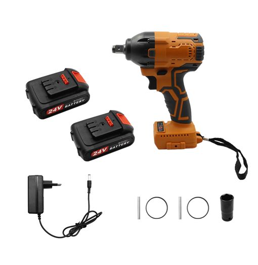 Ισχυρό Επαναφορτιζόμενο Ηλεκτρικό Μπουλονόκλειδο 24V με δυο Μπαταρίες με Υποδοχή 1/2″ και Καρυδάκι 22mm Ισχυρό Επαναφορτιζόμενο Ηλεκτρικό Μπουλονόκλειδο 24V με δυο Μπαταρίες με Υποδοχή 1/2″ και Καρυδάκι 22mm