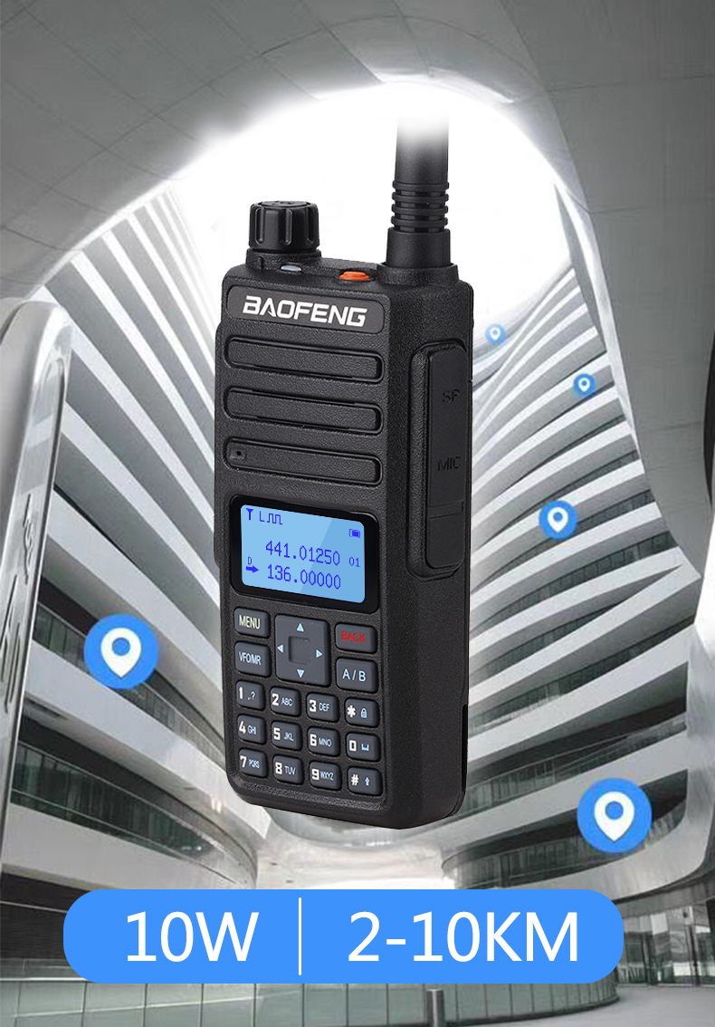 Ισχυρός Ασύρματος Πομποδέκτης 10W έως 10km UHF/VHF Dual Band 128 Κανάλια με Οθόνη, Φακό - Two Way Radio Tranceiver Ισχυρός Ασύρματος Πομποδέκτης 10W έως 10km UHF/VHF Dual Band 128 Κανάλια με Οθόνη, Φακό - Two Way Radio Tranceiver