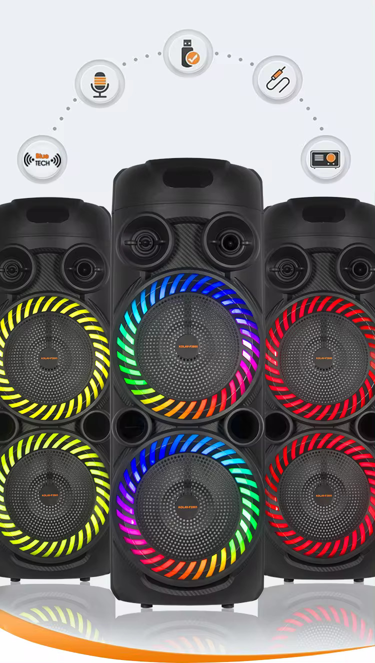 Ηχείο 120 Watt με Σύστημα Καραόκε, Ασύρματο Μικρόφωνο, FM, AUX, Bluetooth, Φωτισμό LED και Τηλεχειριστήριο - ARRANGO Ηχείο 120 Watt με Σύστημα Καραόκε, Ασύρματο Μικρόφωνο, FM, AUX, Bluetooth, Φωτισμό LED και Τηλεχειριστήριο - ARRANGO