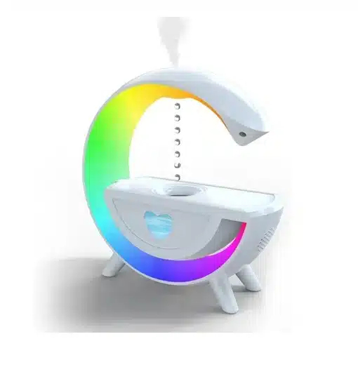 Ηχείο - Υγραντήρας με Bluetooth και Φωτισμό RGB για Αρωματοθεραπεία σε Λευκό Home Theory Ηχείο - Υγραντήρας με Bluetooth και Φωτισμό RGB για Αρωματοθεραπεία σε Λευκό Home Theory