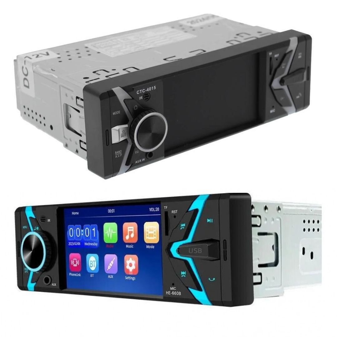 Ηχοσύστημα Αυτοκινήτου 1 DIN με Οθόνη Αφής 4 Ιντσών & Υποστήριξη Bluetooth, USB, AUX, SDcard - PerVoi Ηχοσύστημα Αυτοκινήτου 1 DIN με Οθόνη Αφής 4 Ιντσών & Υποστήριξη Bluetooth, USB, AUX, SDcard - PerVoi