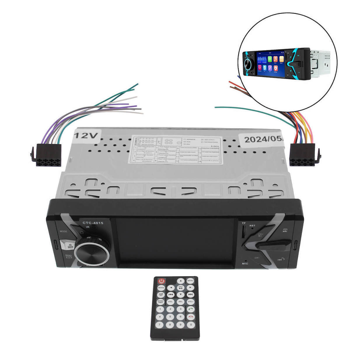 Ηχοσύστημα Αυτοκινήτου 1 DIN με Οθόνη Αφής 4 Ιντσών & Υποστήριξη Bluetooth, USB, AUX, SDcard - PerVoi Ηχοσύστημα Αυτοκινήτου 1 DIN με Οθόνη Αφής 4 Ιντσών & Υποστήριξη Bluetooth, USB, AUX, SDcard - PerVoi