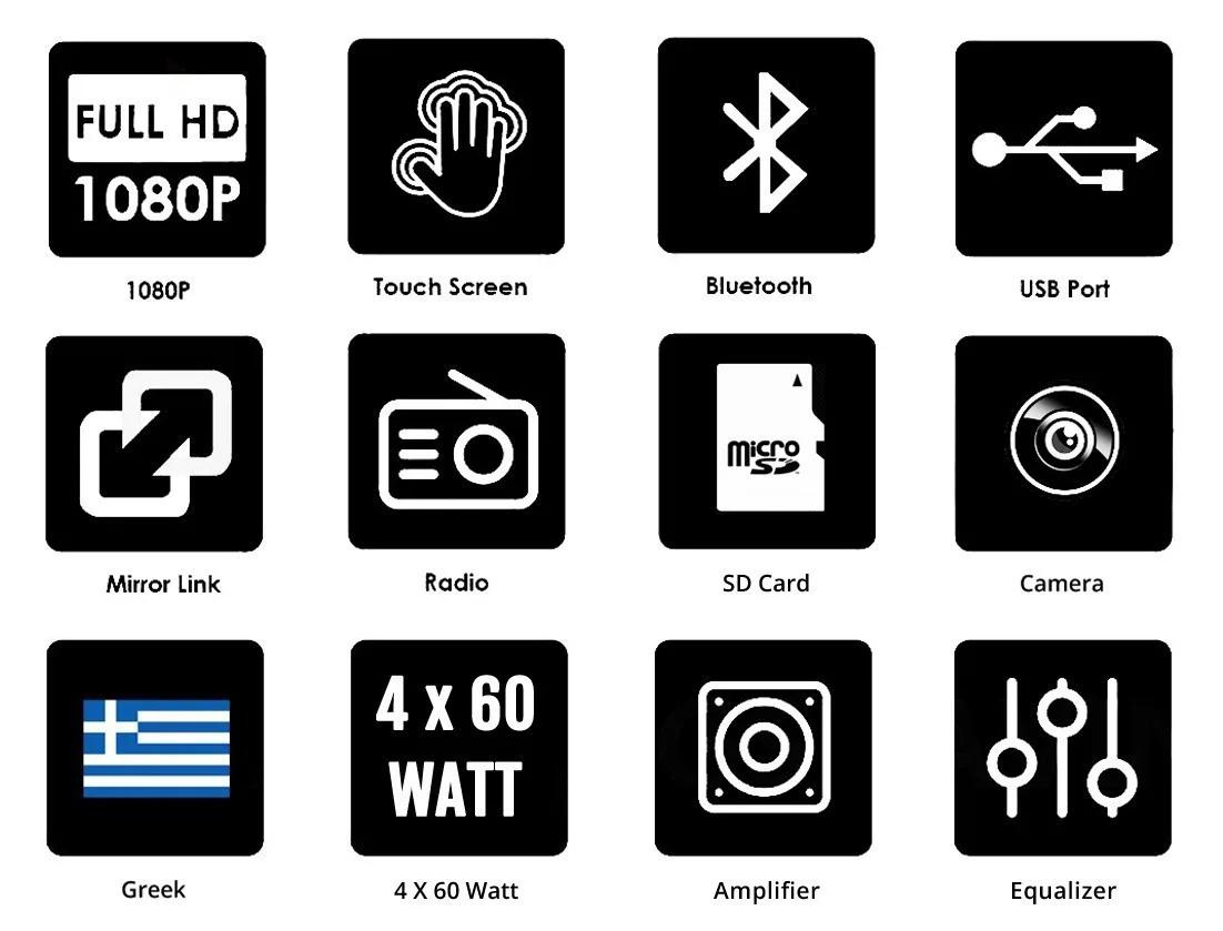 Ηχοσύστημα Αυτοκινήτου 1DIN με Οθόνη 7”, Bluetooth, Wifi, GPS και Θύρα USB - PerVoi CTC703 Ηχοσύστημα Αυτοκινήτου 1DIN με Οθόνη 7”, Bluetooth, Wifi, GPS και Θύρα USB - PerVoi CTC703