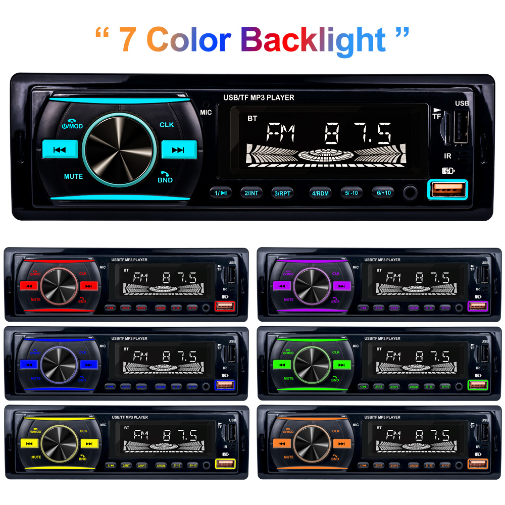 Ηχοσύστημα Mp3 Player Αυτοκινήτου 5x Color +RGB με Bluetooth USB,SD,AUX FM Radio & Τηλεχειριστήριο 920S-BT-OEM Ηχοσύστημα Mp3 Player Αυτοκινήτου 5x Color +RGB με Bluetooth USB,SD,AUX FM Radio & Τηλεχειριστήριο 920S-BT-OEM