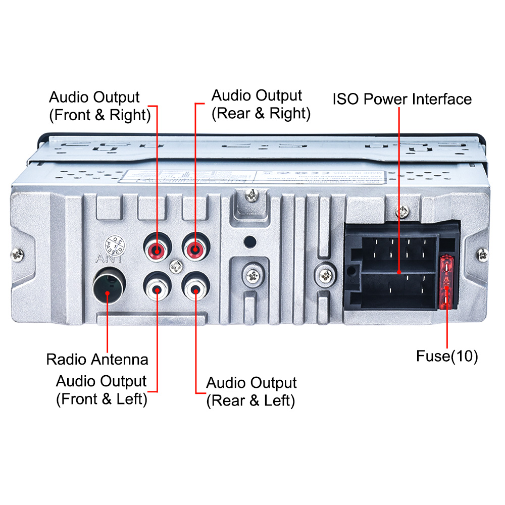 Ηχοσύστημα Mp3 Player Αυτοκινήτου 5x Color +RGB με Bluetooth USB,SD,AUX FM Radio & Τηλεχειριστήριο 920S-BT-OEM Ηχοσύστημα Mp3 Player Αυτοκινήτου 5x Color +RGB με Bluetooth USB,SD,AUX FM Radio & Τηλεχειριστήριο 920S-BT-OEM