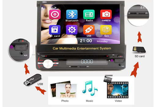 Ηχοσύστημα Multimedia Αυτοκινήτου 1 DIN με Οθόνη Αφής - GPS, Bluetooth, FM, AUX - BEKO Ηχοσύστημα Multimedia Αυτοκινήτου 1 DIN με Οθόνη Αφής - GPS, Bluetooth, FM, AUX - BEKO