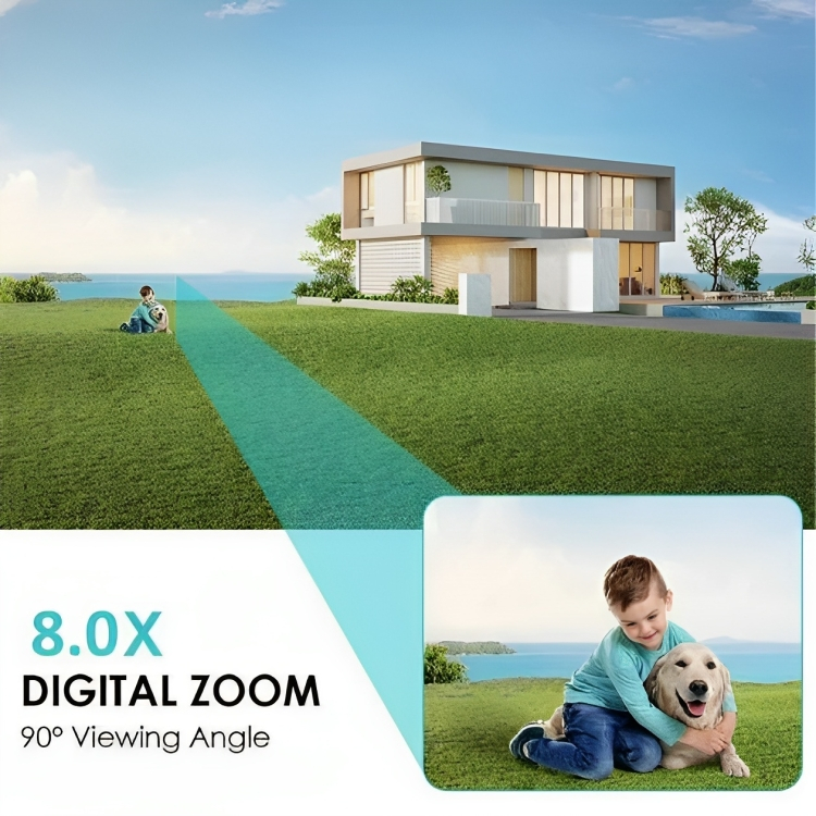 Jortan Αδιάβροχη Wi-Fi Κάμερα Παρακολούθησης HD 1080P - Περιστρεφόμενη 355° με Ζουμ X8 & Έγχρωμη Νυχτερινή Λήψη Jortan Αδιάβροχη Wi-Fi Κάμερα Παρακολούθησης HD 1080P - Περιστρεφόμενη 355° με Ζουμ X8 & Έγχρωμη Νυχτερινή Λήψη