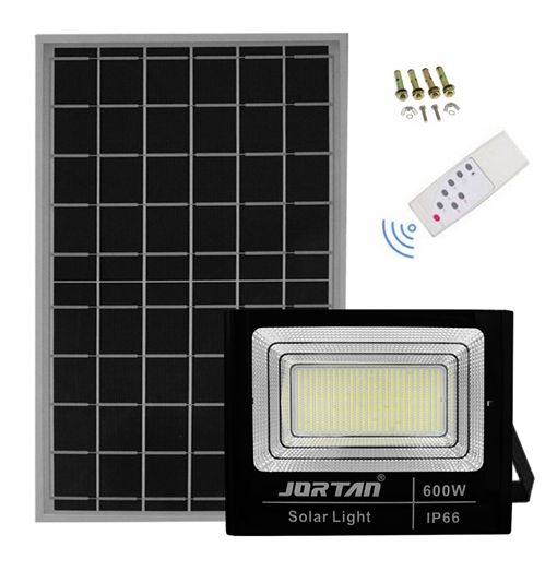 Jortan Αδιάβροχος Ηλιακός Προβολέας 600W LED IP66 Αυτόματος με Φωτοκύτταρο Φωτοβολταϊκό Πάνελ Χειριστήριο Χρονοδιακόπτη Jortan Αδιάβροχος Ηλιακός Προβολέας 600W LED IP66 Αυτόματος με Φωτοκύτταρο Φωτοβολταϊκό Πάνελ Χειριστήριο Χρονοδιακόπτη