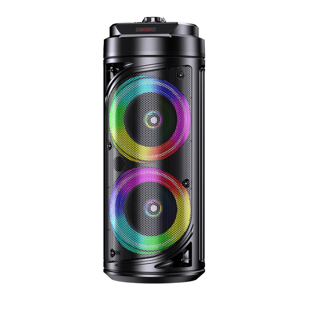 KAKUSIGA Bluetooth Party Speaker με 2×6.5” Ηχεία, RGB Lights και Karaoke Μικρόφωνο KAKUSIGA Bluetooth Party Speaker με 2×6.5” Ηχεία, RGB Lights και Karaoke Μικρόφωνο