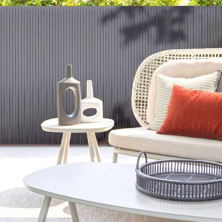Καλαμωτή Περίφραξη PVC 150 x 500cm Γκρι 10mm για Κήπο και Μπαλκόνι Καλαμωτή Περίφραξη PVC 150 x 500cm Γκρι 10mm για Κήπο και Μπαλκόνι