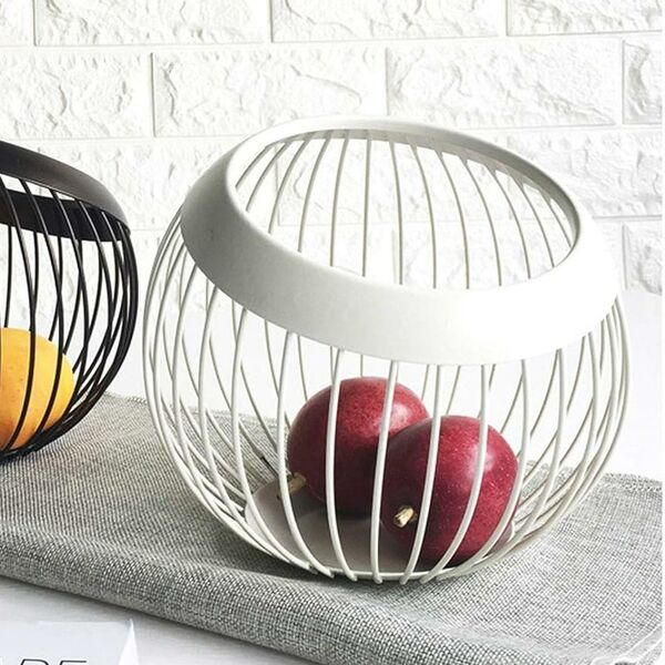 Καλάθι Φρούτων Μεταλλικό Φ20×18 εκ Minimal Λευκό Καλάθι Φρούτων Μεταλλικό Φ20×18 εκ Minimal Λευκό
