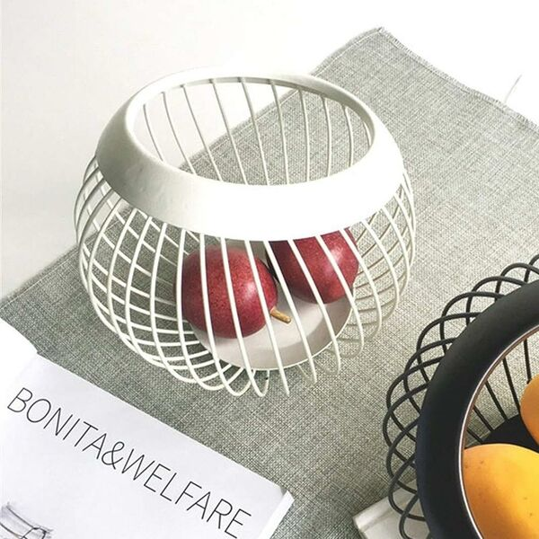 Καλάθι Φρούτων Μεταλλικό Φ20×18 εκ Minimal Λευκό Καλάθι Φρούτων Μεταλλικό Φ20×18 εκ Minimal Λευκό