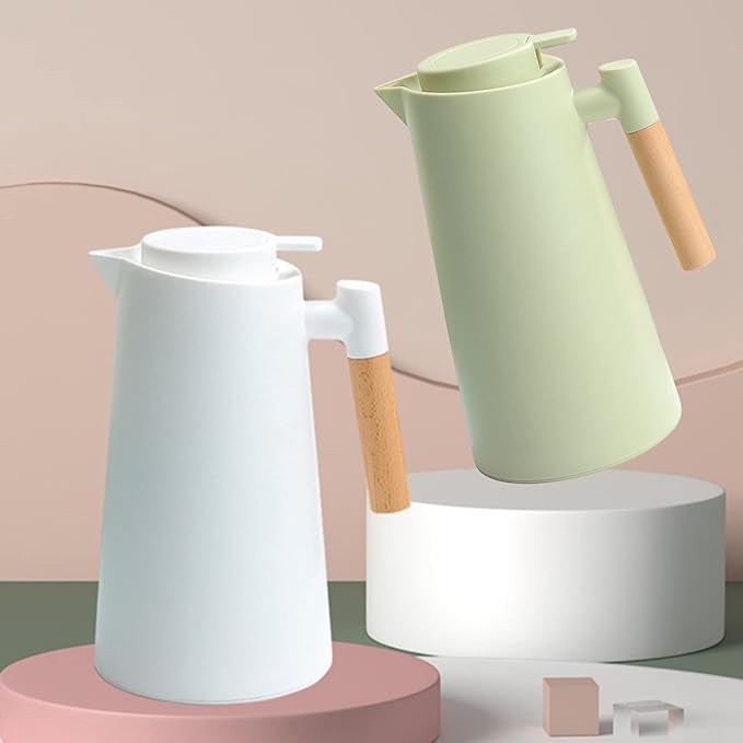 Κανάτα Σερβιρίσματος Θερμός με Λαβή Από Bamboo Χωρητικότητας 1 L Κανάτα Σερβιρίσματος Θερμός με Λαβή Από Bamboo Χωρητικότητας 1 L