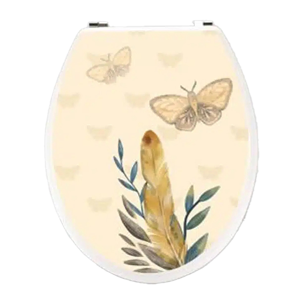 Καπάκι Τουαλέτας Πλαστικό Πολύχρωμο Πεταλούδες Bathlux Bathlux Καπάκι Τουαλέτας Πλαστικό Πολύχρωμο Πεταλούδες Bathlux Bathlux