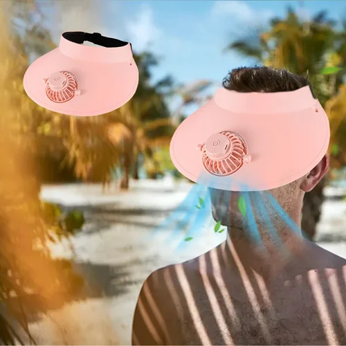 Καπέλο με Μίνι Επαναφορτιζόμενο Ανεμιστηράκι 26 x 25 x 9.5cm Καπέλο με Μίνι Επαναφορτιζόμενο Ανεμιστηράκι 26 x 25 x 9.5cm