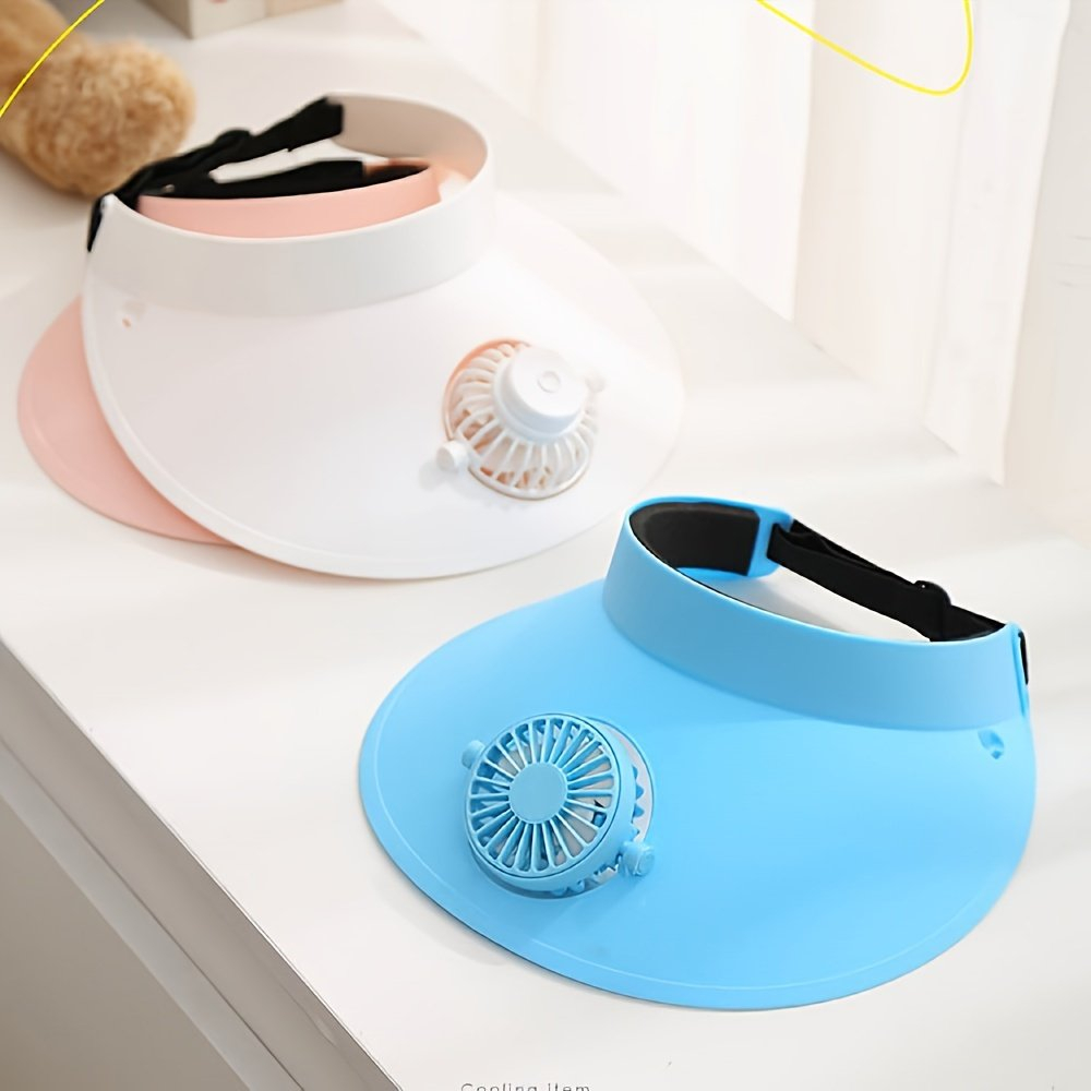 Καπέλο με Μίνι Επαναφορτιζόμενο Ανεμιστηράκι 26 x 25 x 9.5cm Καπέλο με Μίνι Επαναφορτιζόμενο Ανεμιστηράκι 26 x 25 x 9.5cm