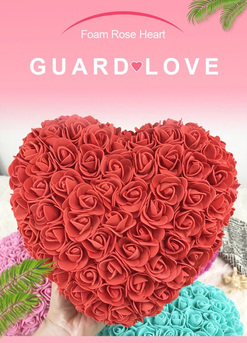 Καρδιά από Τεχνητά Κόκκινα Τριαντάφυλλα 23 cm - Homie Καρδιά από Τεχνητά Κόκκινα Τριαντάφυλλα 23 cm - Homie