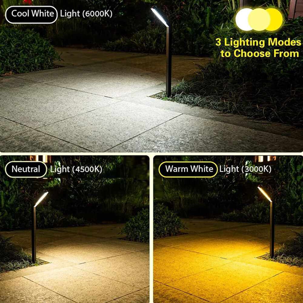 Καρφωτό Ηλιακό Φωτιστικό Κήπου LED 3 Αποχρώσεων με Φωτοκύτταρο & Solar Panel Καρφωτό Ηλιακό Φωτιστικό Κήπου LED 3 Αποχρώσεων με Φωτοκύτταρο & Solar Panel